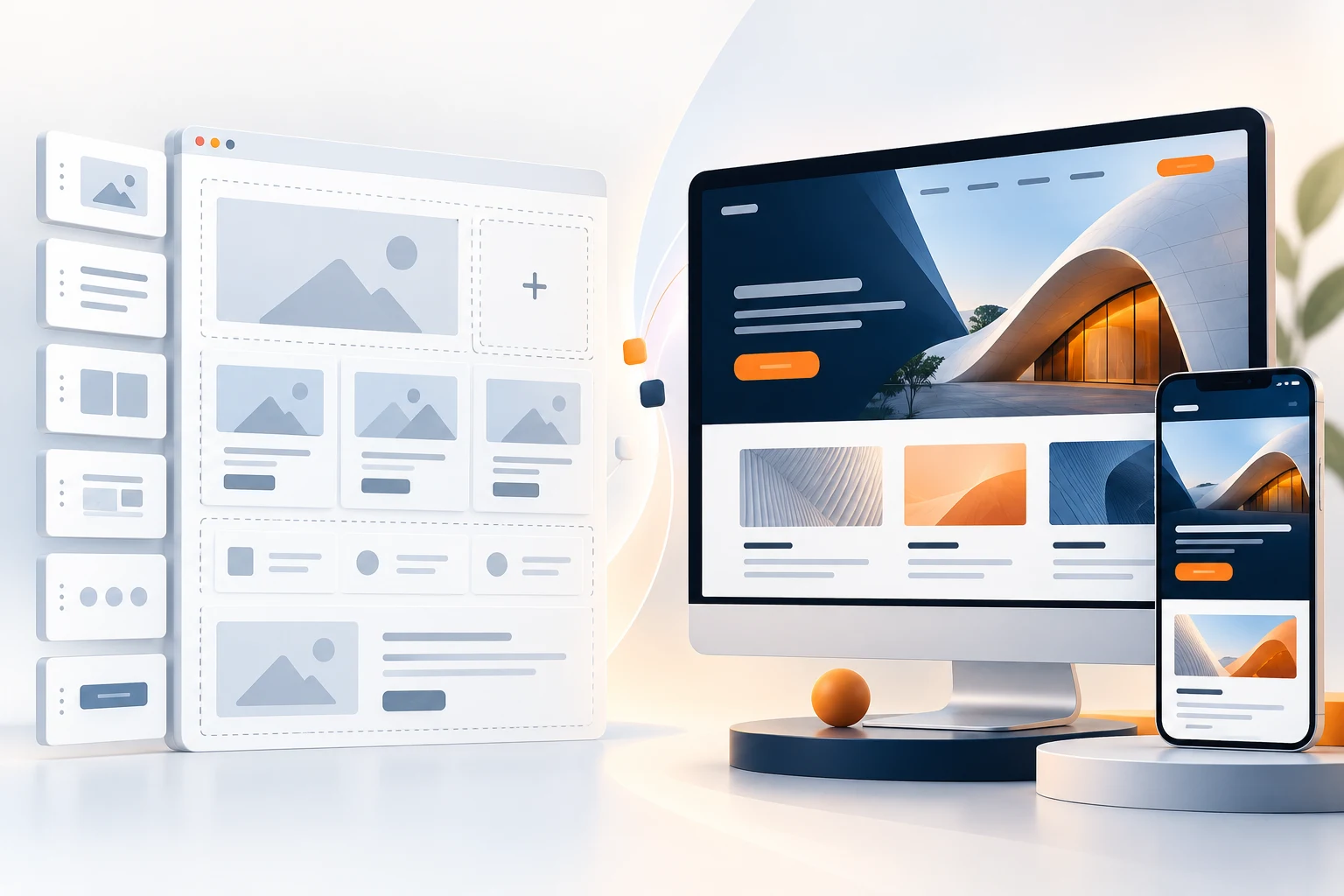 Hazır tema tabanlı web sitesi ile özel web tasarım arayüzünün karşılaştırması