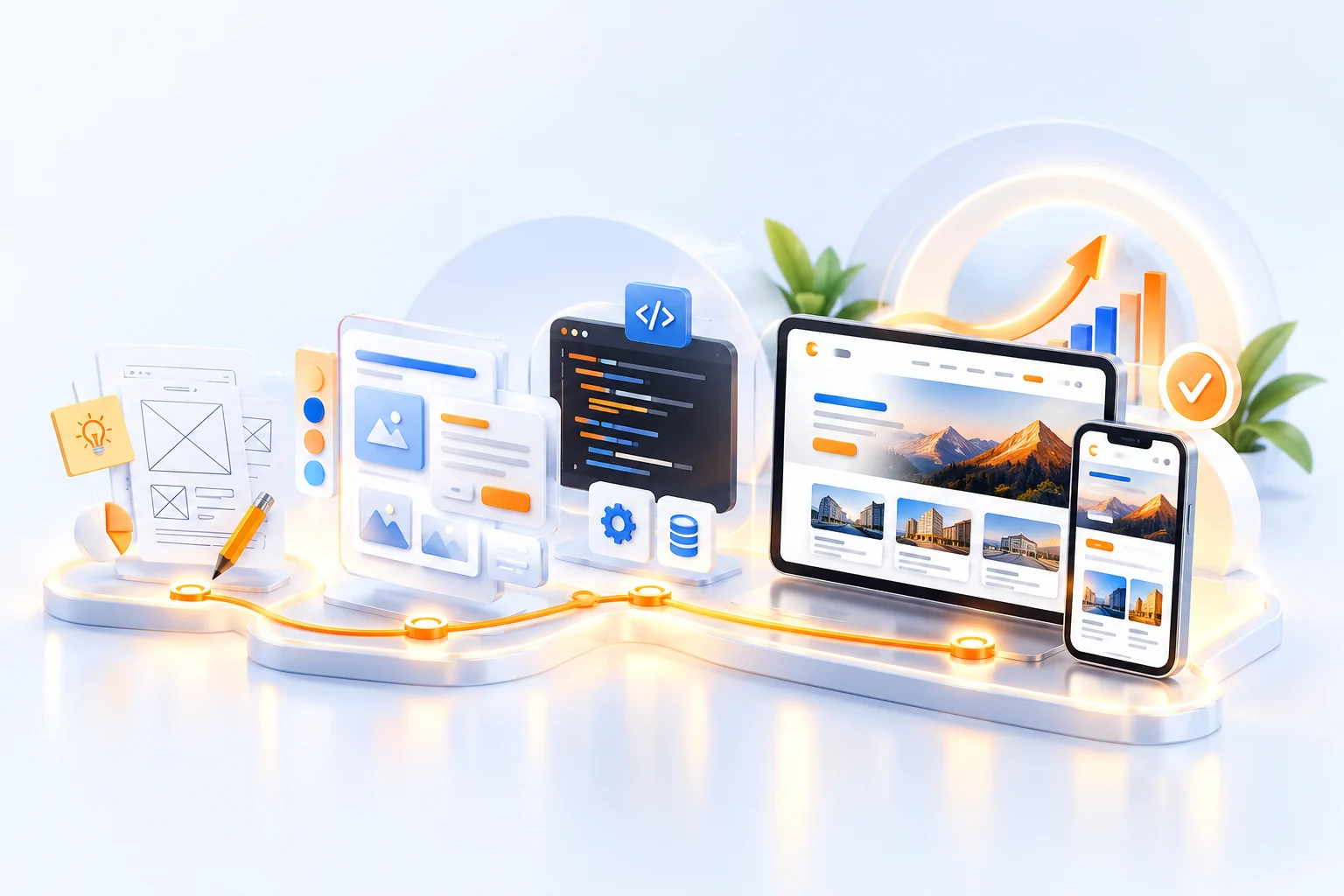 Kurumsal web sitesi tasarım ve geliştirme süreci