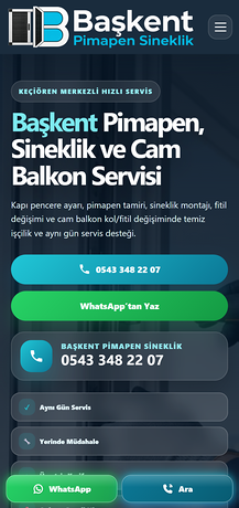 Başkent Pimapen mobil web sitesi