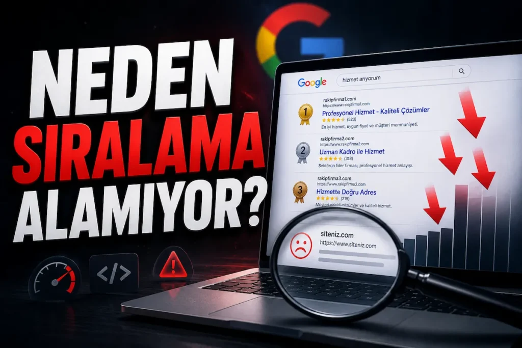 Web Sitesi Neden Sıralama Almaz?