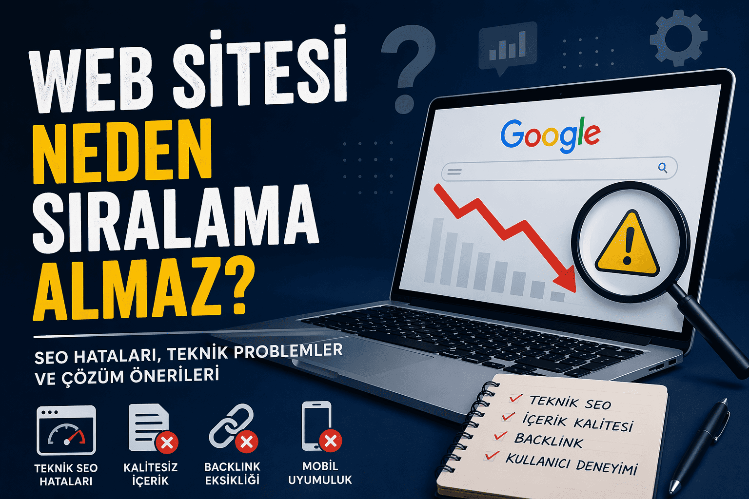Web Sitesi Neden Sıralama Almaz?