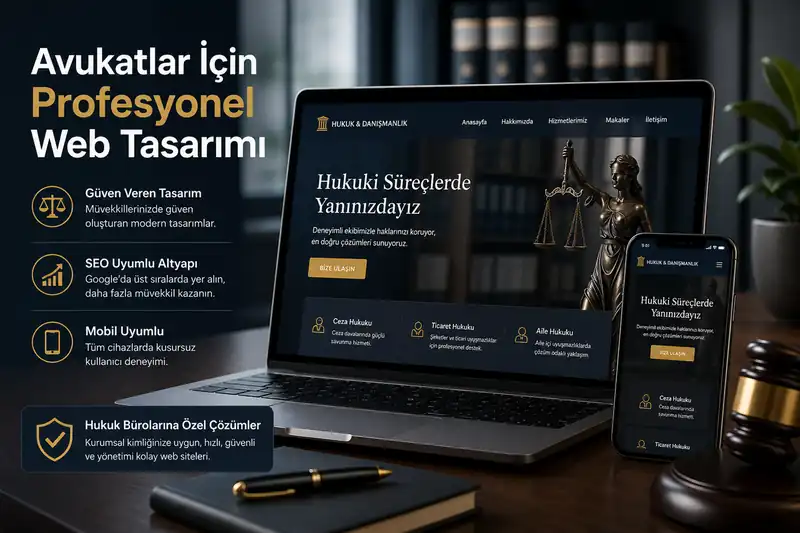 Ankara avukat web sitesi tasarımı