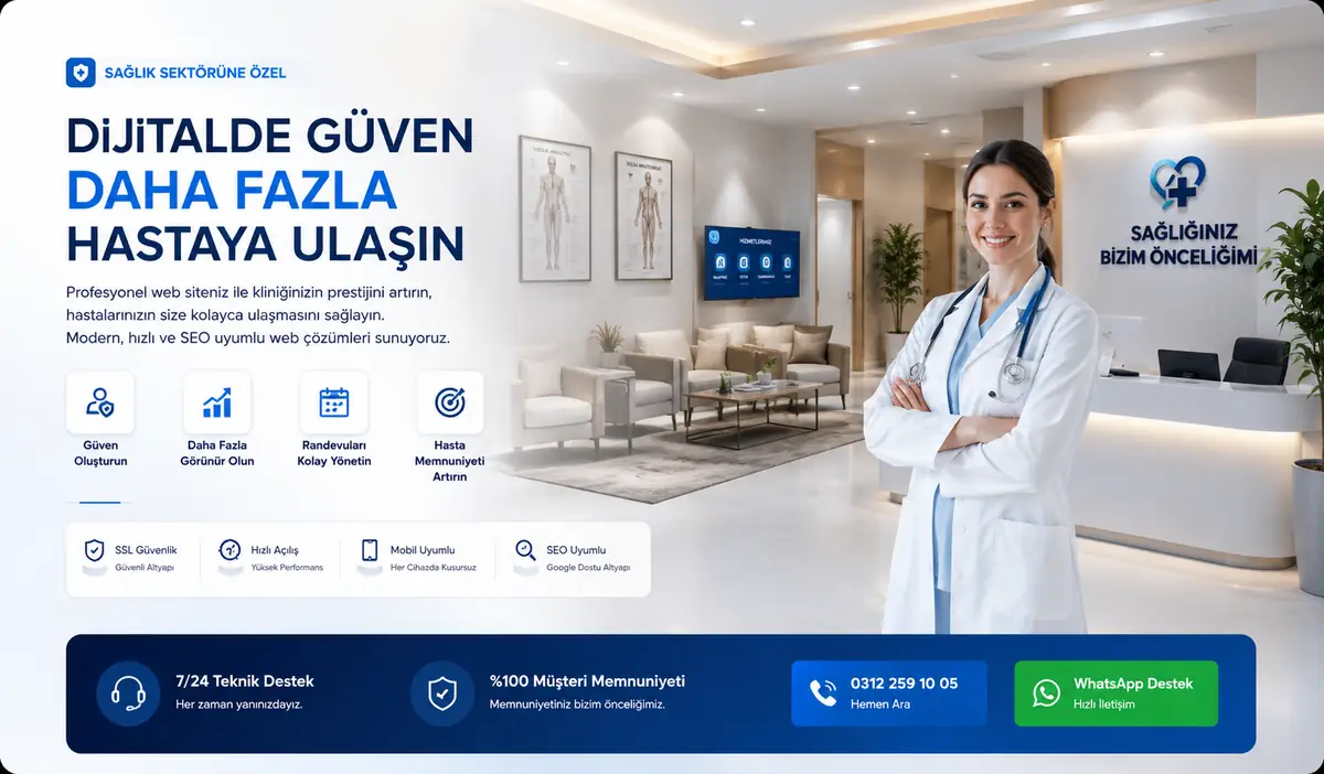 SEO uyumlu doktor web sitesi