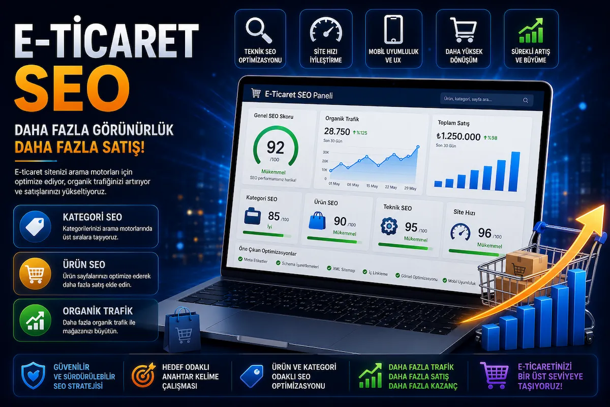 E-Ticaret SEO hizmeti ve organik satış artışı