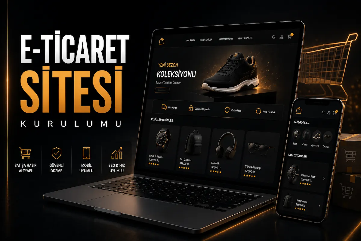 E-Ticaret sitesi kurulumu hizmeti