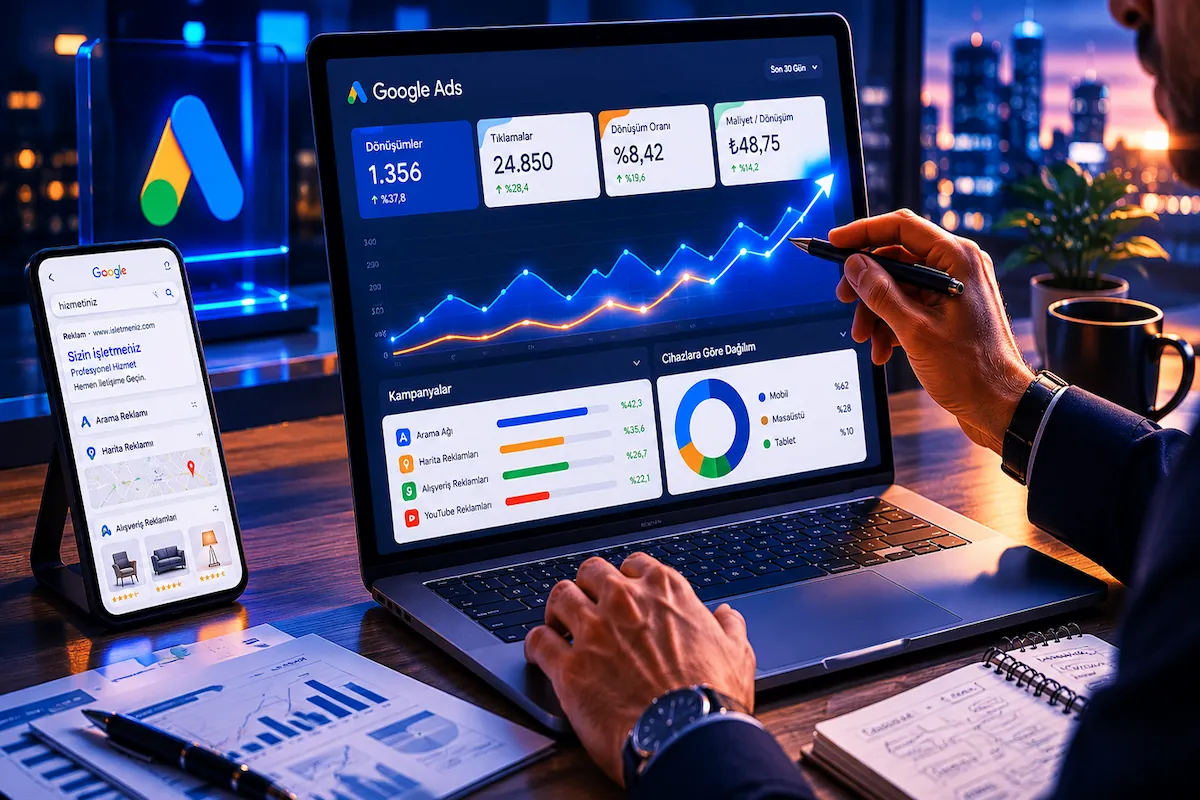 Google Ads performans analizi ve reklam optimizasyonu