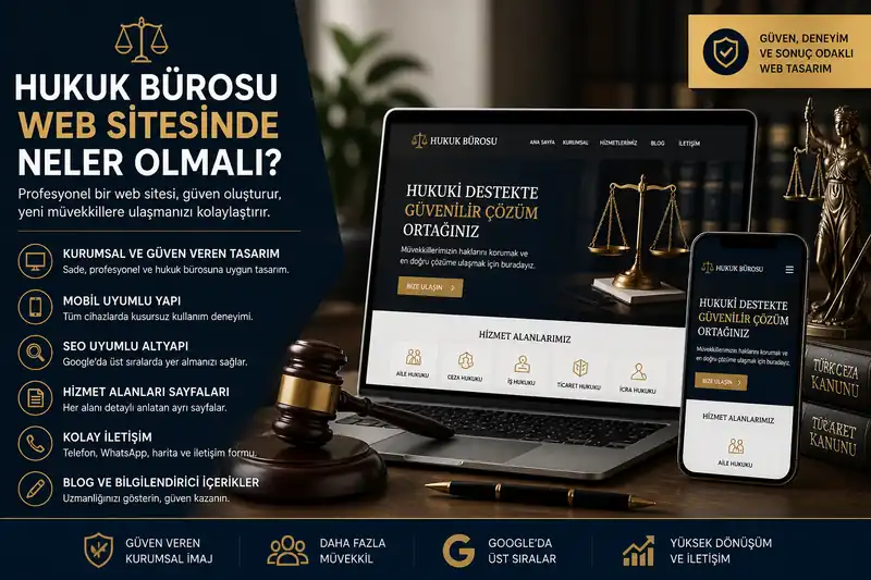 Hukuk Bürosu Web Sitesinde Neler Olmalı?