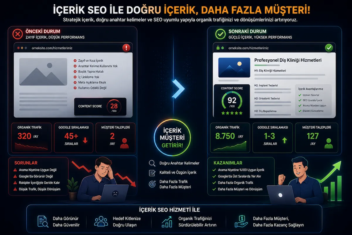Neden içerik SEO hizmeti almalısınız