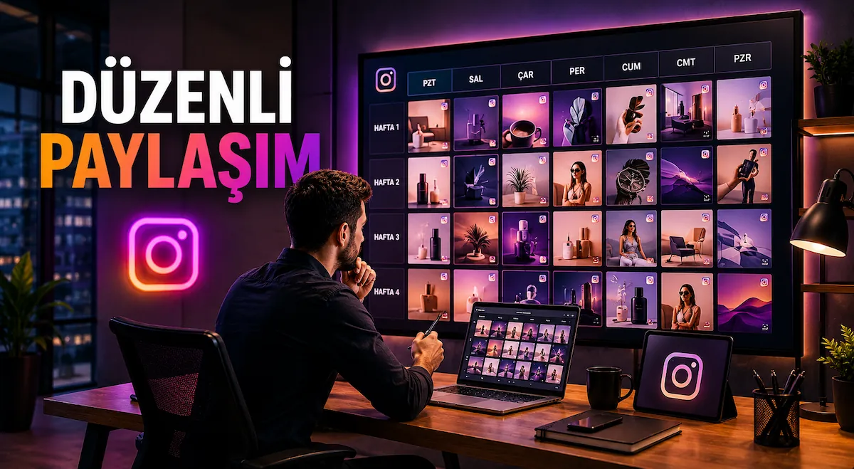 Instagram düzenli paylaşım planı