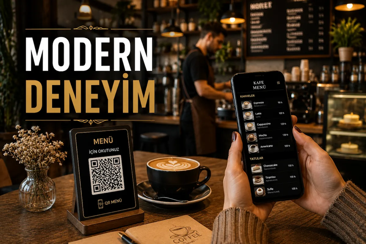 Modern Kafe QR Menü deneyimi