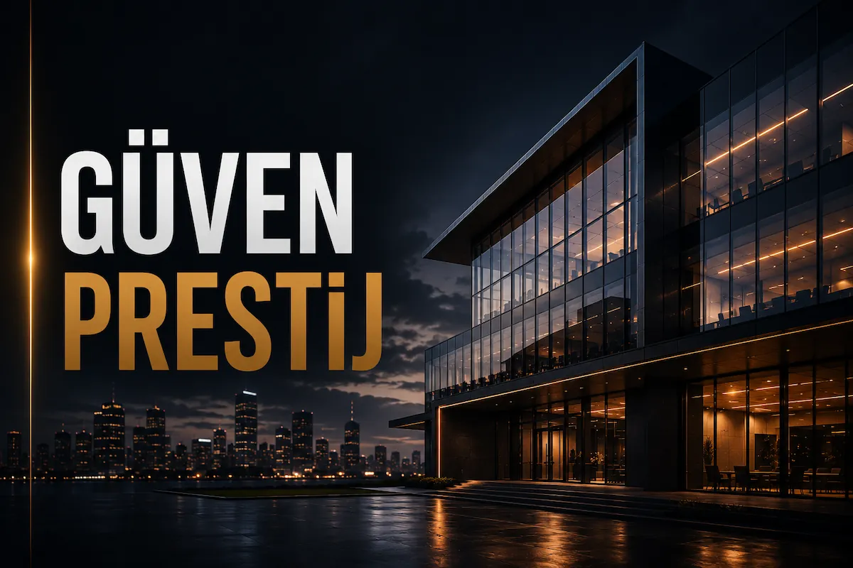Kurumsal web sitesi güven ve prestij görseli