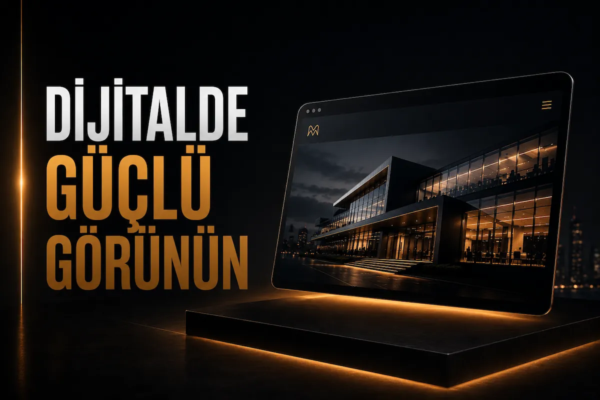 Kurumsal web sitesi dijitalde güçlü görünüm görseli