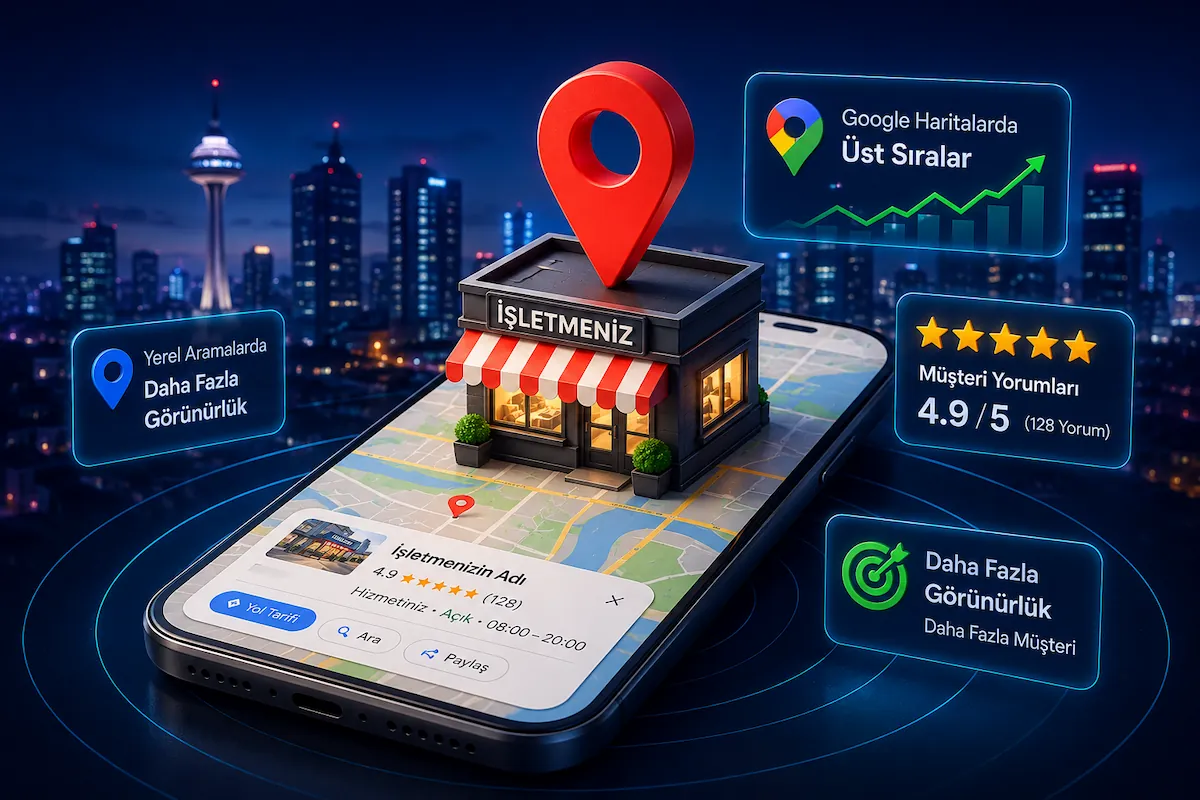 Lokal SEO hizmeti Google Harita görünürlüğü
