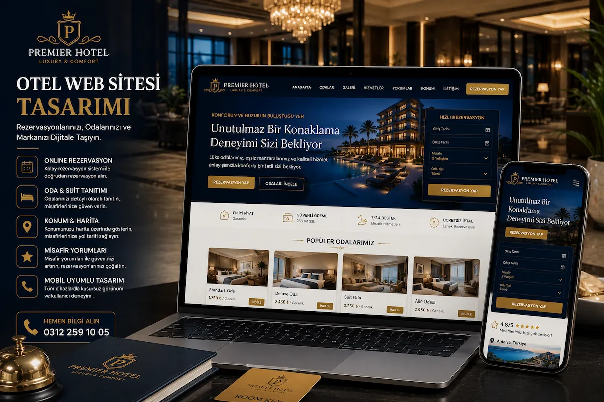 Otel web sitesi tasarımı