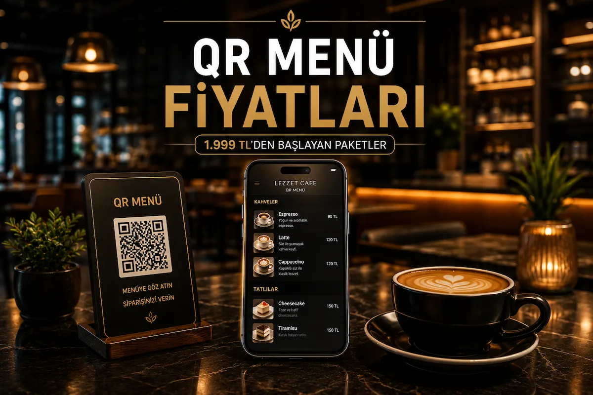 Profesyonel QR Menü fiyatları ve dijital menü çözümü