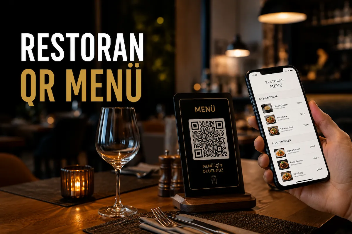 Restoran QR Menü dijital menü tasarımı