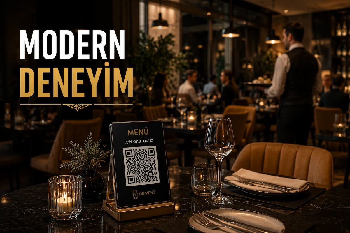 Profesyonel restoran QR menü sistemi ve modern restoran deneyimi