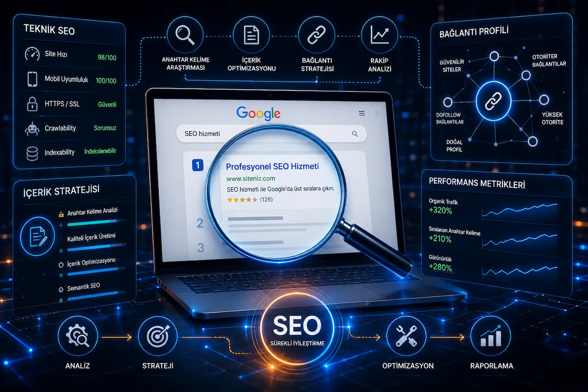 SEO hizmeti nedir arama motoru optimizasyonu
