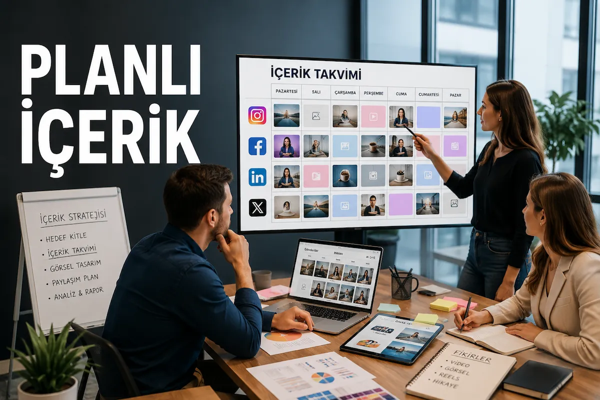 Sosyal medya içerik planlama hizmeti