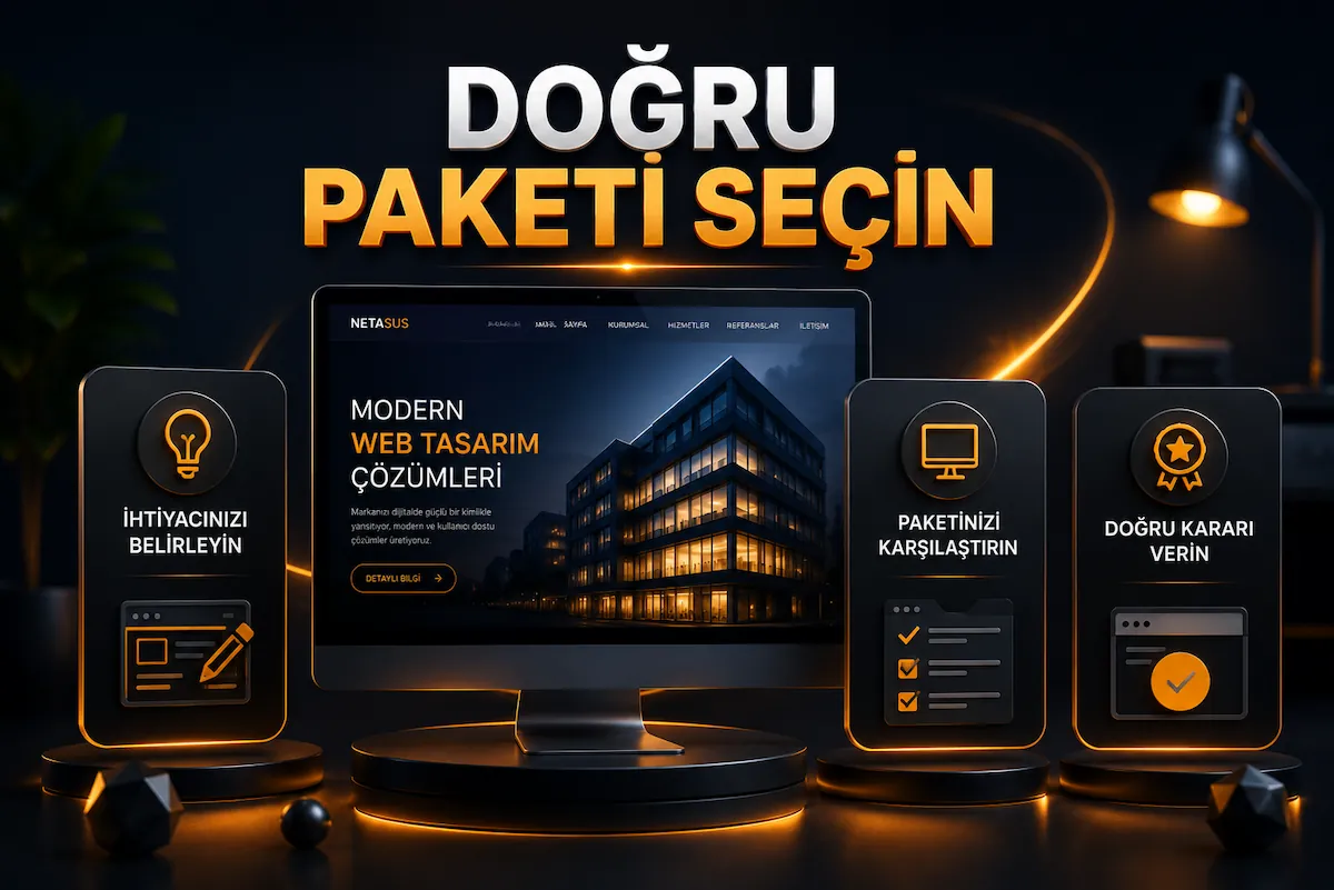 Doğru web tasarım paketini seçme rehberi