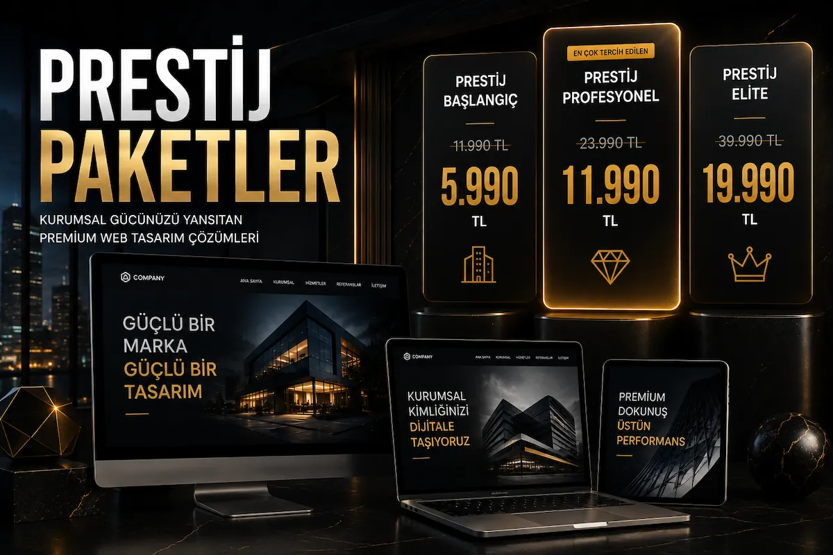 Prestij web tasarım paketleri