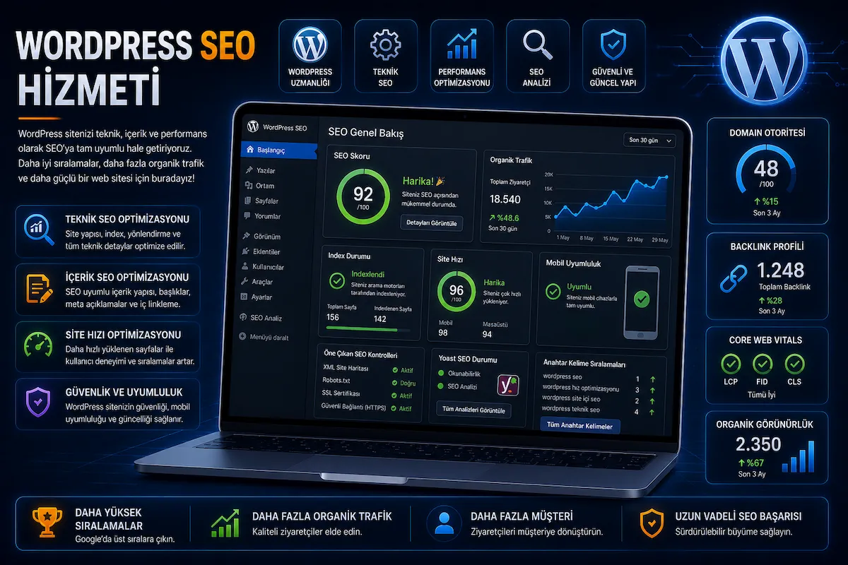 WordPress SEO hizmeti ve WordPress site optimizasyonu