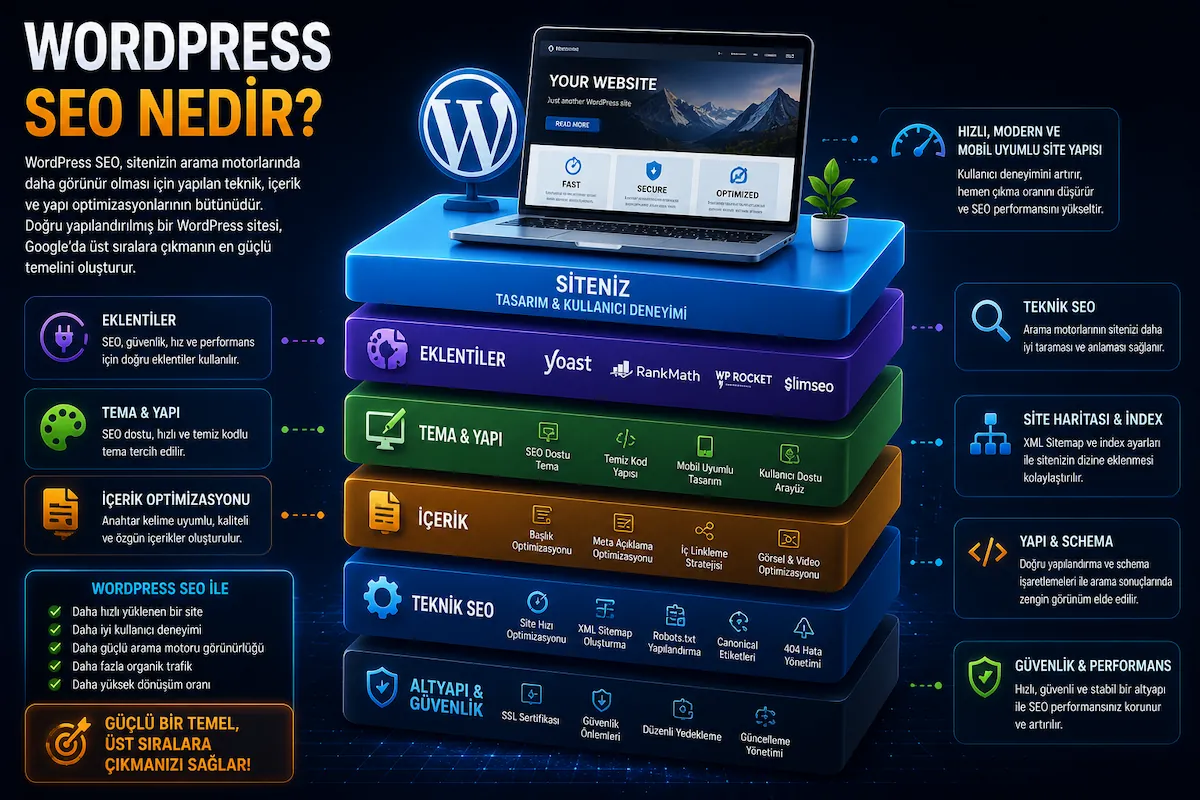 WordPress SEO nedir ve WordPress altyapı optimizasyonu