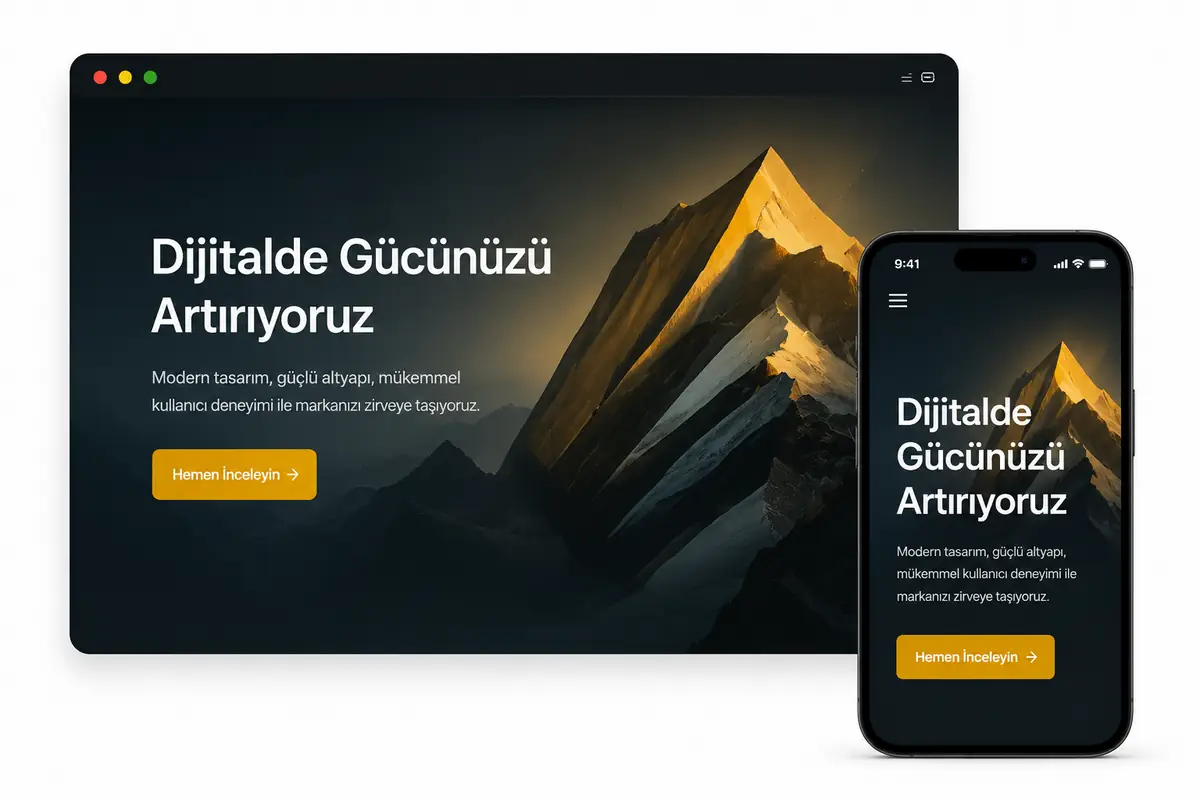 Responsive WordPress web sitesi tasarımı