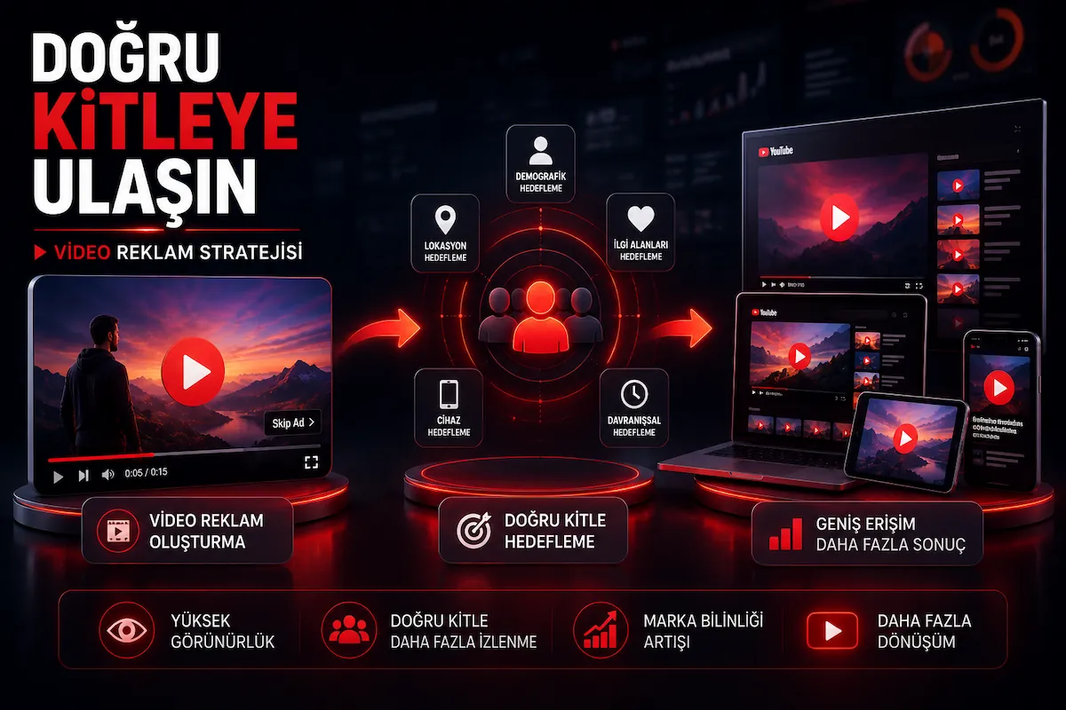 YouTube reklamları doğru kitle hedefleme