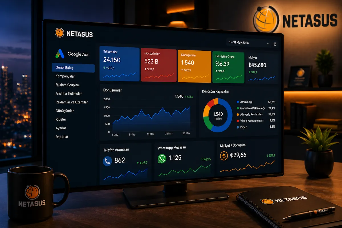 Etimesgut Google Ads raporlama ve dönüşüm optimizasyonu