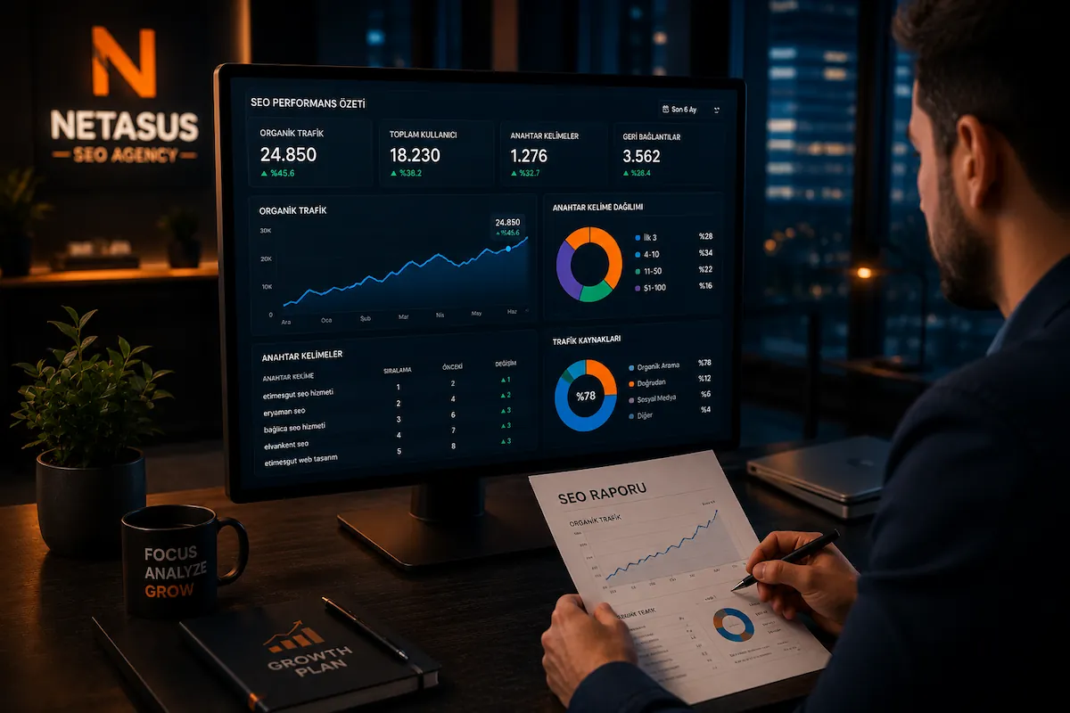 Etimesgut SEO raporlama ve organik trafik artışı