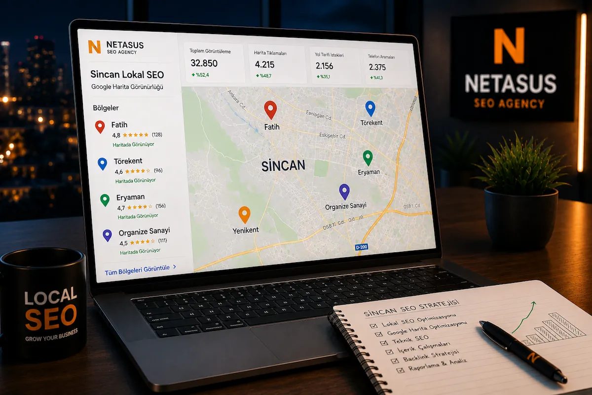 Sincan lokal SEO ve Google Harita optimizasyonu