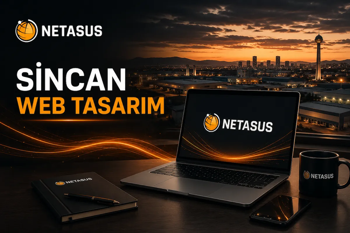 Sincan web tasarım hizmeti Netasus SEO uyumlu web sitesi