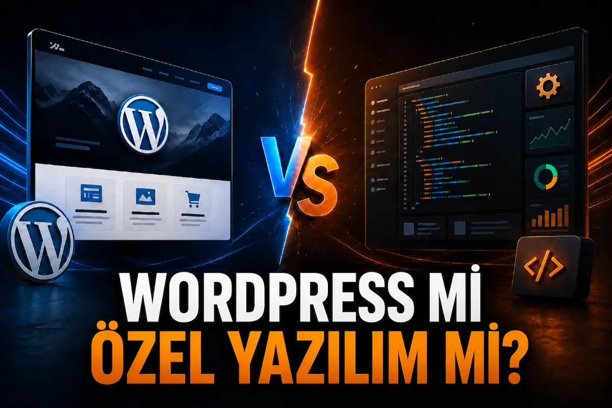 WordPress Web Tasarım mı, Özel Yazılım Web Sitesi mi?